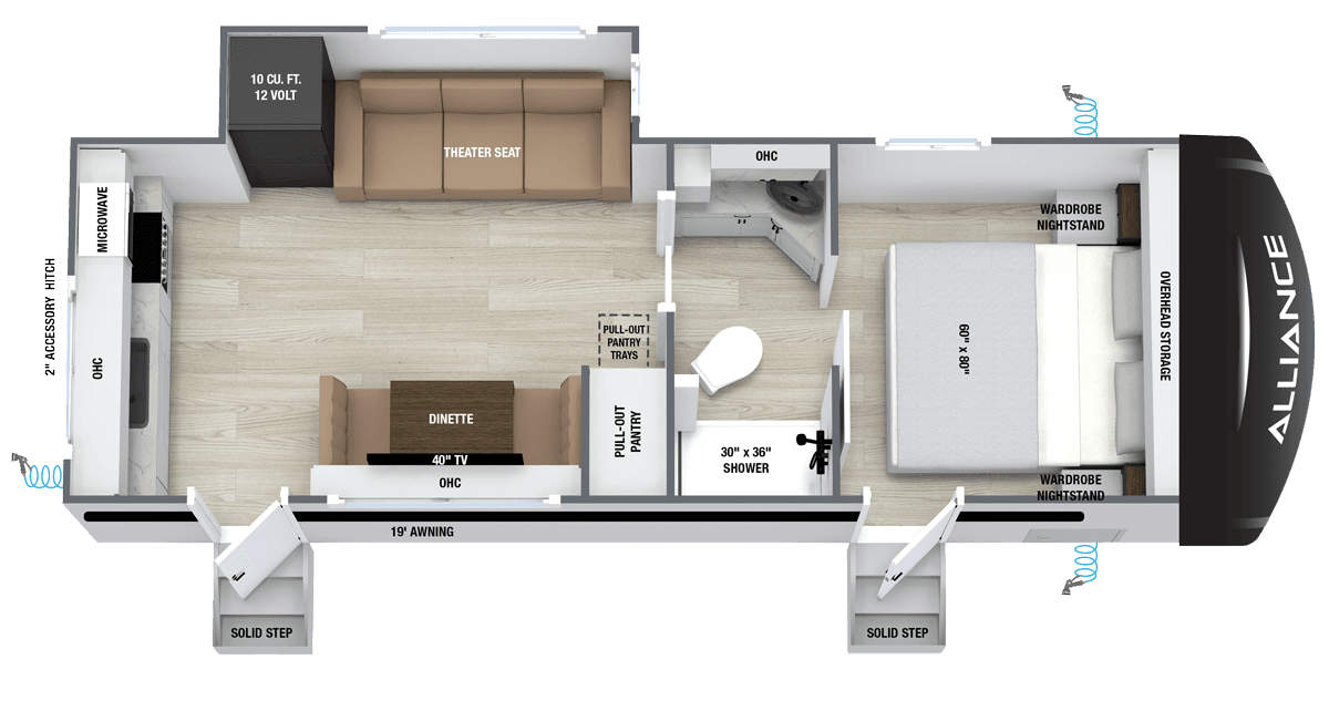 Delta RK234 floorplan layout
