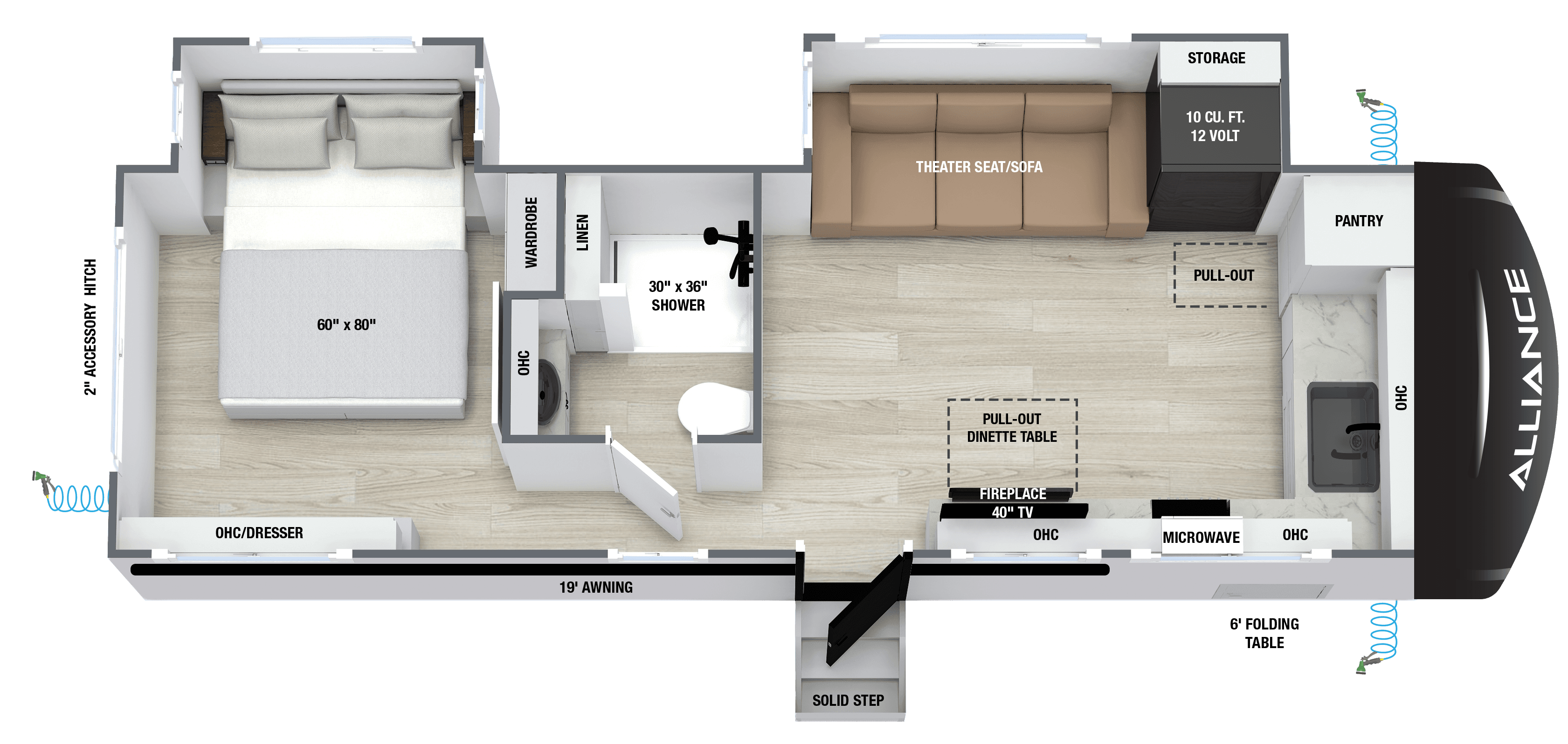 Delta 258FK floorplan layout