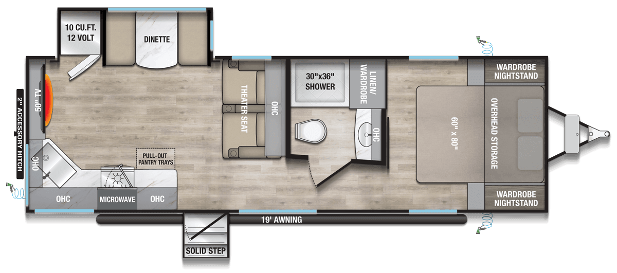 RE250 floorplan