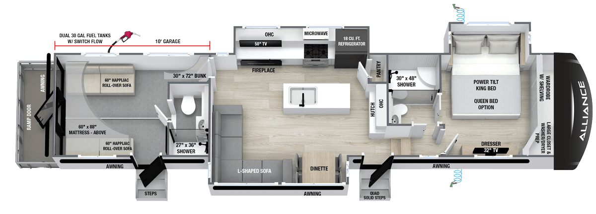 Valor 4310 floorplan layout