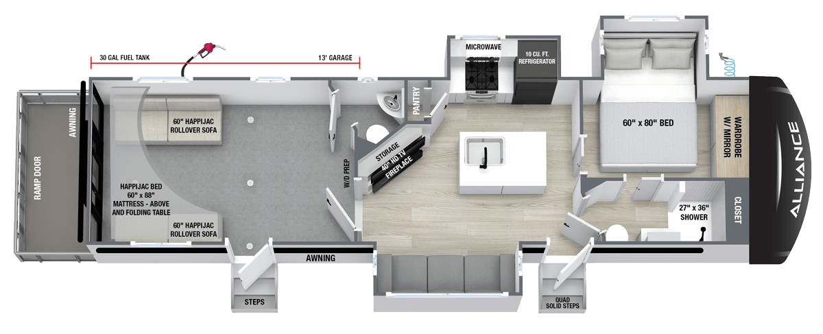 Valor 32T13 floorplan layout