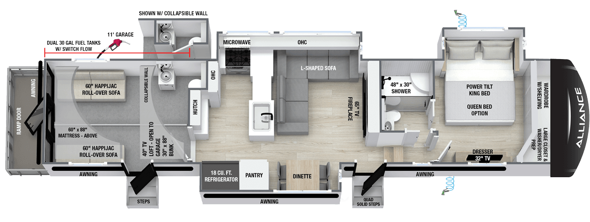 Valor 37V11 floorplan layout