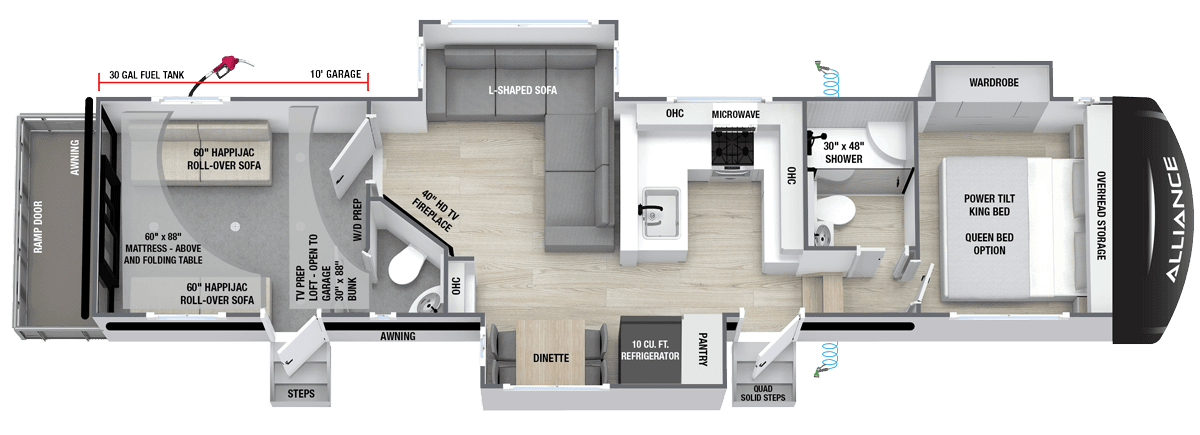 Valor 36A10 floorplan layout