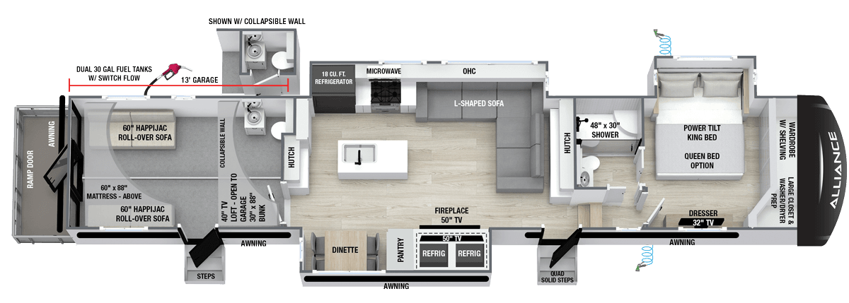 Valor 41V13 floorplan layout