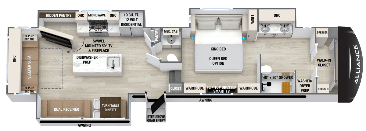 Paradigm 373FB floorplan layout