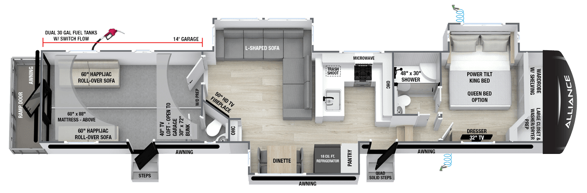 Valor 44V14 floorplan layout