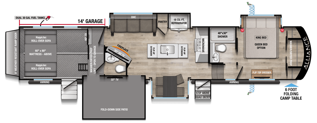 42V14 floorplan