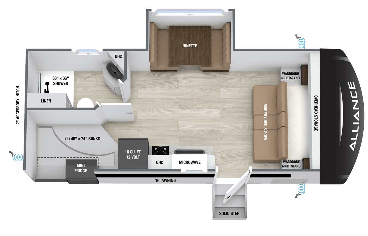 Delta BH181 floorplan layout