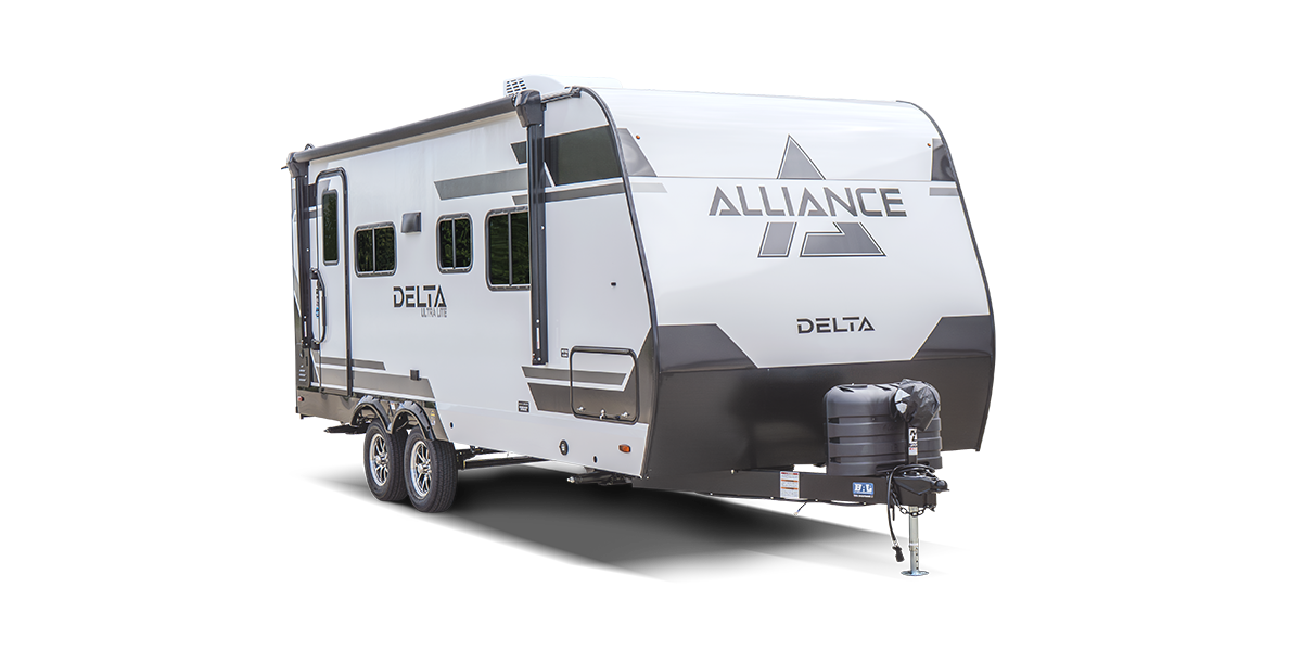Delta Ultra Lite Travel Trailer Color Scheme - Front