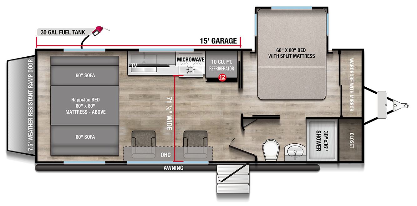 2026 Valor 23T15 Floorplan