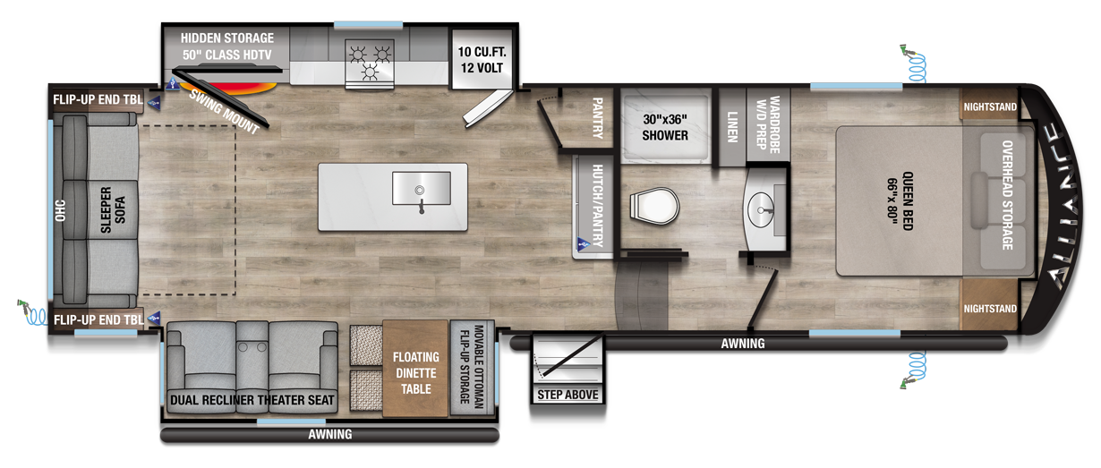 Avenue 29RL Floorplan