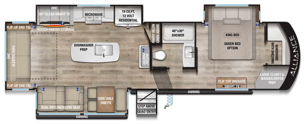 2026 Paradigm 310RL Floorplan