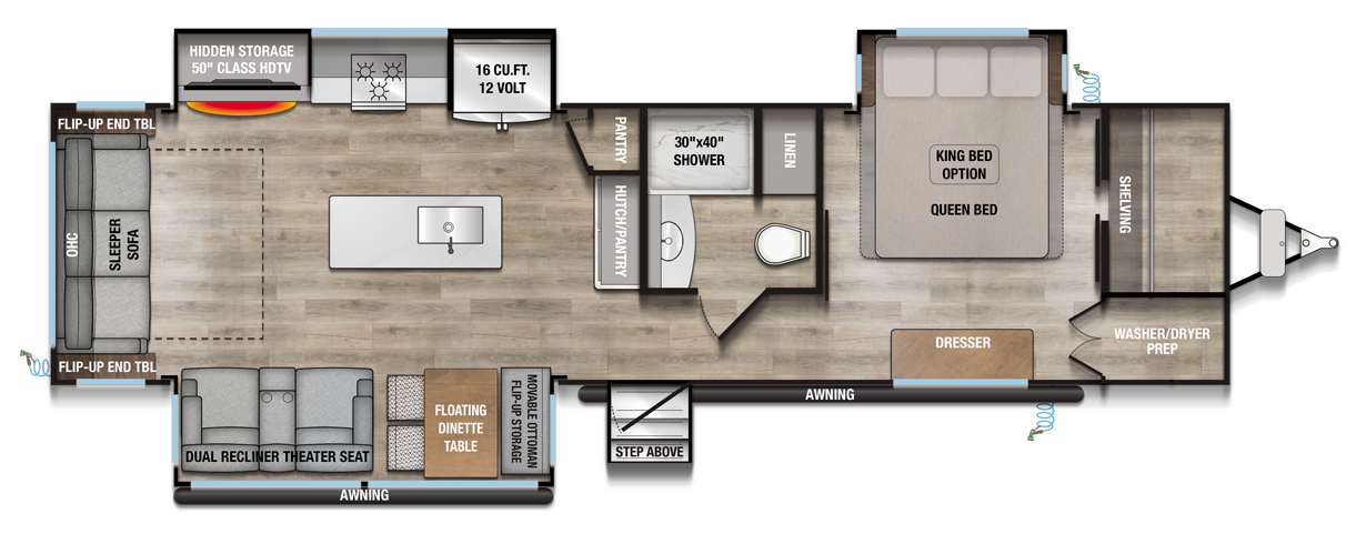 2026 Avenue 332RL Travel Trailer