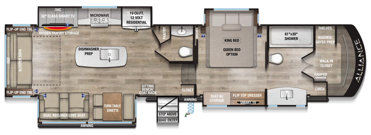 2026 Paradigm 370FB Floorplan