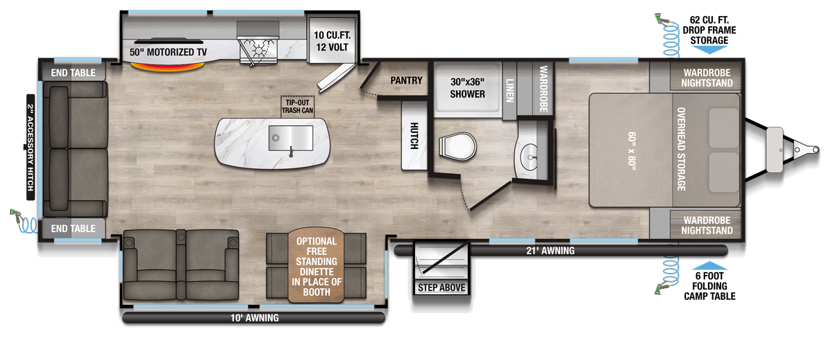 Delta 292RL Floorplan