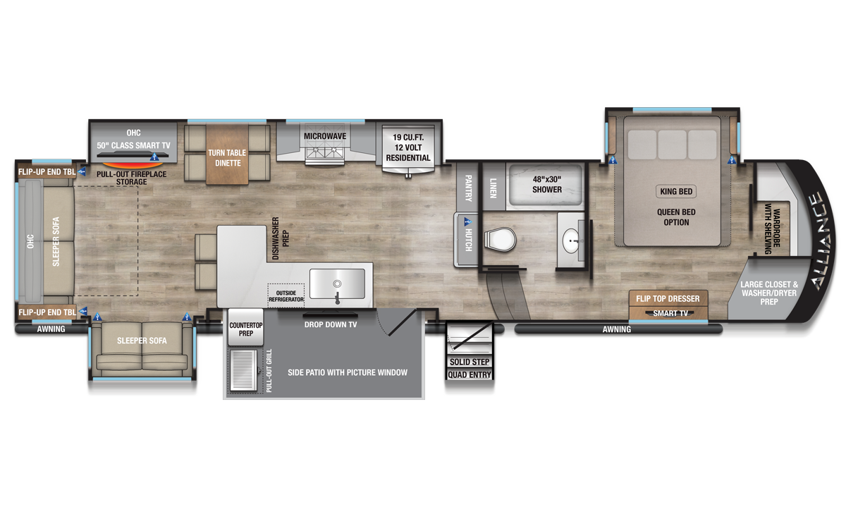 2026 Paradigm 388SP Floorplan