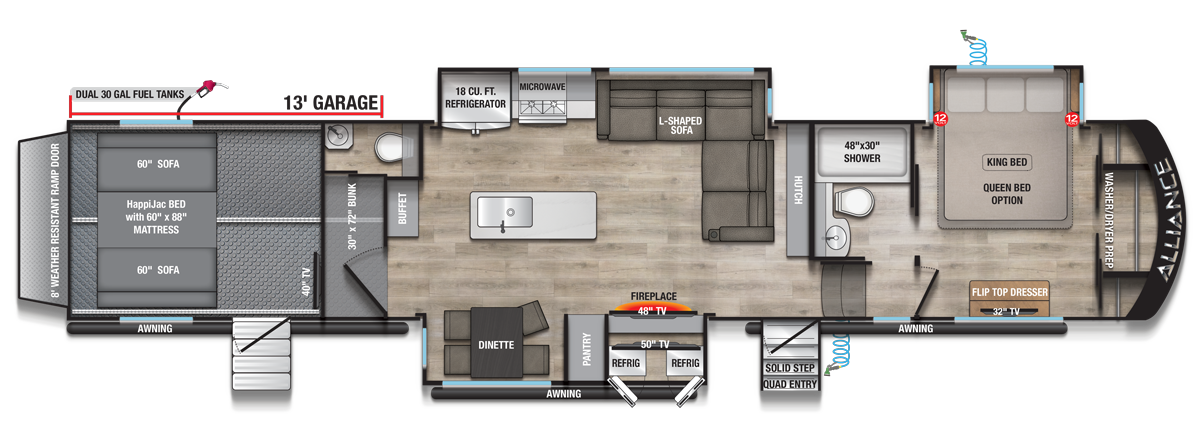 2026 Valor 41V13 Floorplan