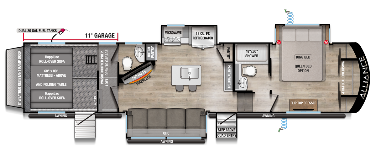 2026 Valor 36V11 Floorplan
