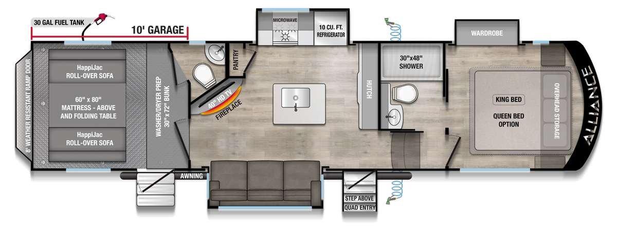 2026 Valor 32A10 Floorplan