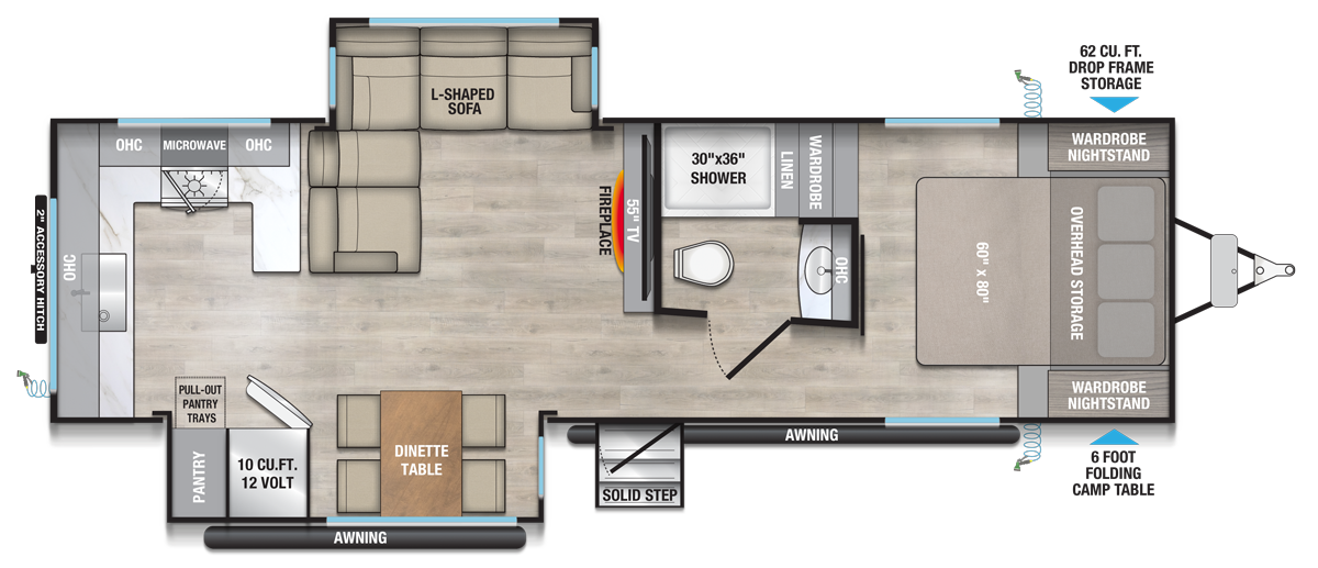 2026 Delta 284RK Floorplan