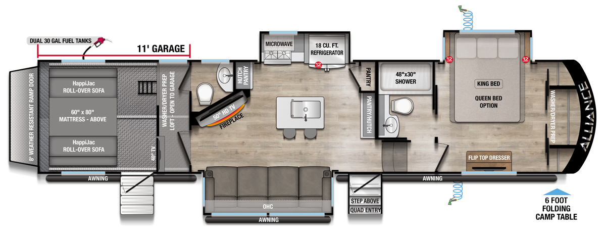2026 Valor 36V11 Floorplan