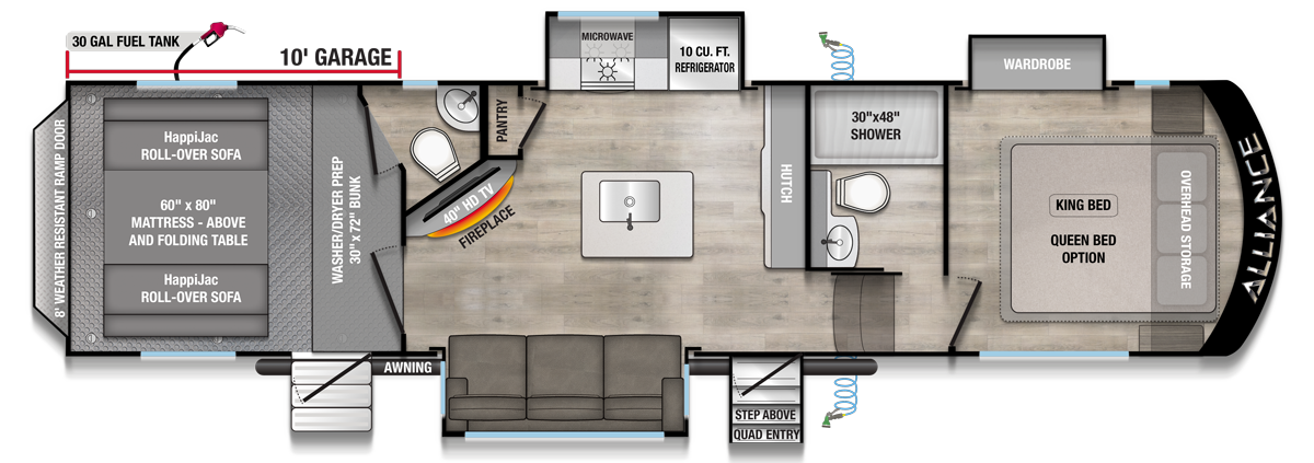 2026 Valor 32A10 Floorplan