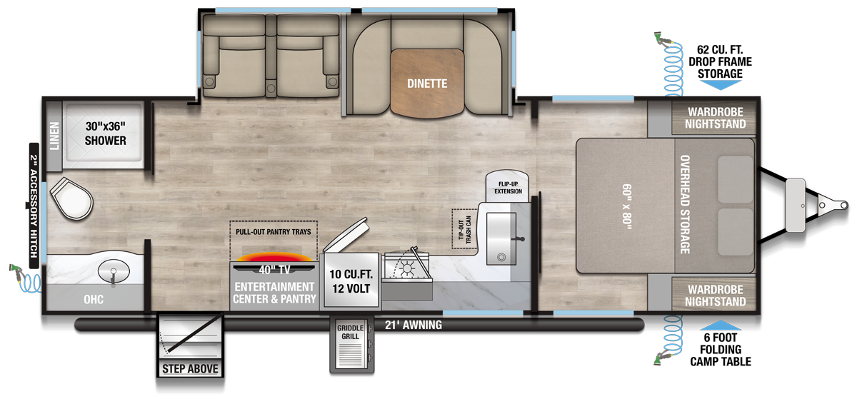 2026 Delta 262RB Floorplan