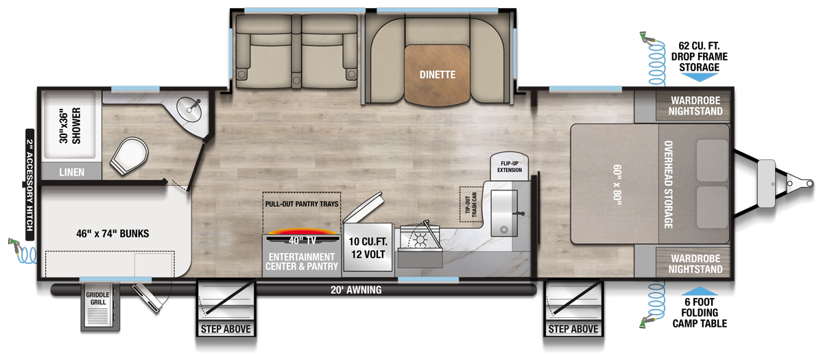 2026 Delta 281BH Floorplan