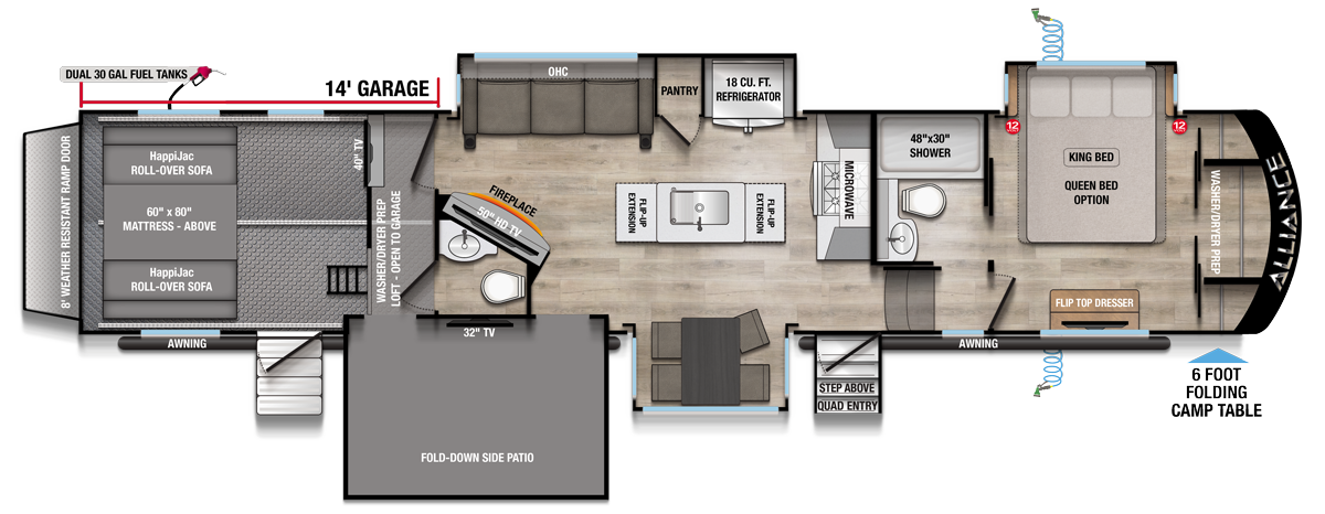Valor 42V14 Floorplan