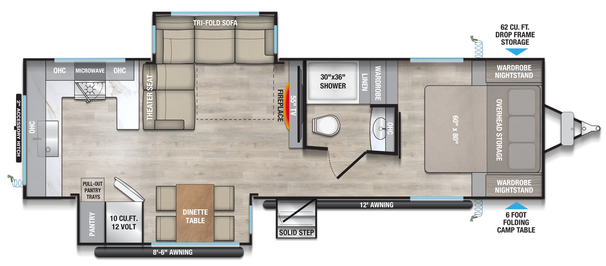 2026 Delta 284RK Floorplan
