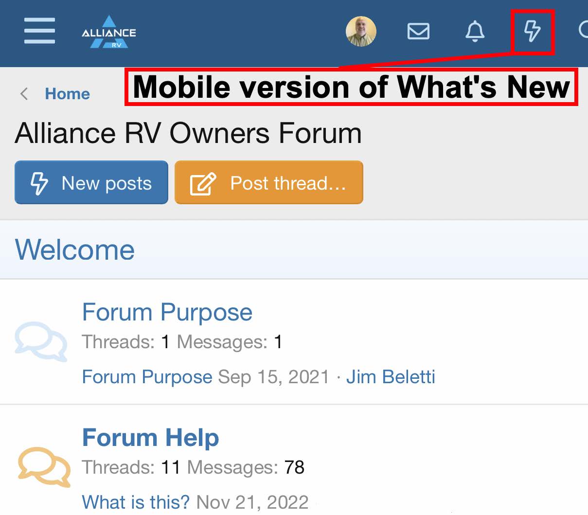 Member Forum Mobile