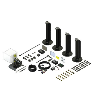 Image of hydraulic system components