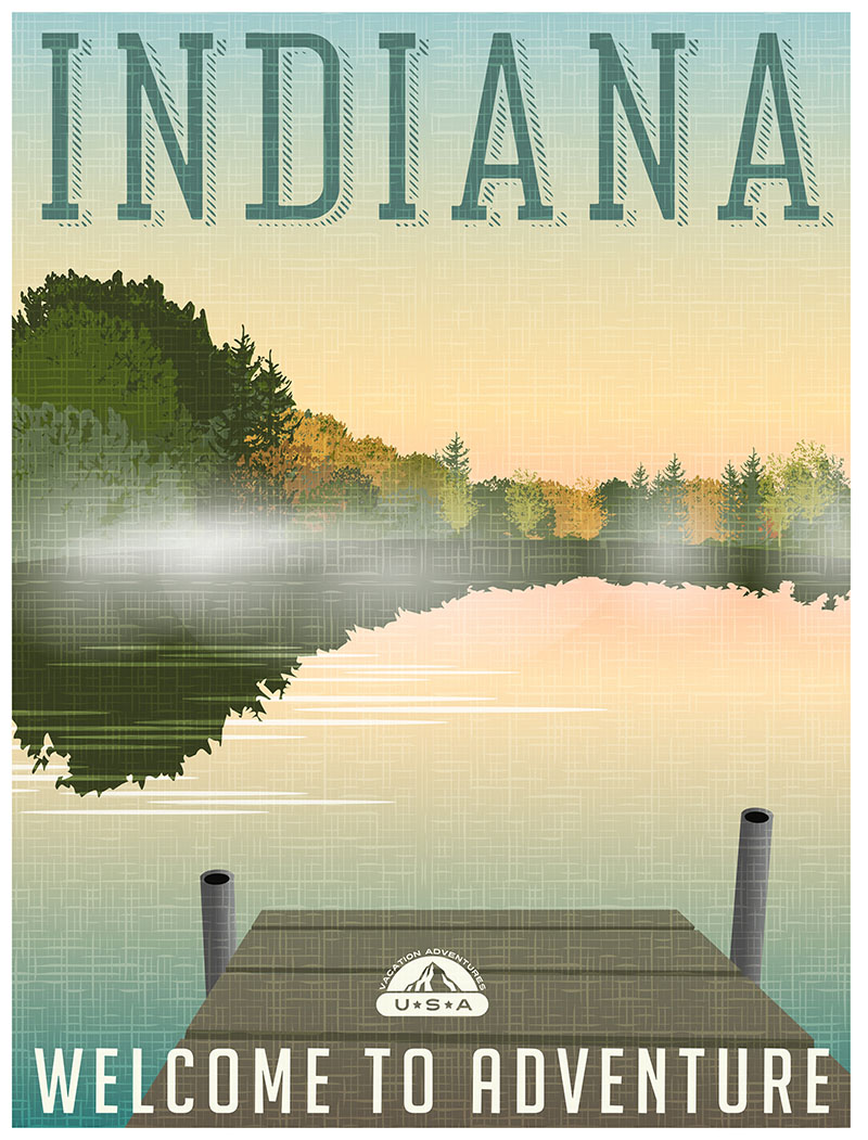 Indiana Welcome to Adventure Image