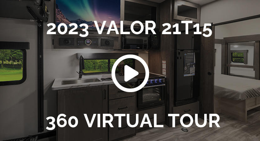 360 Tour Valor Travel Trailer 21T15