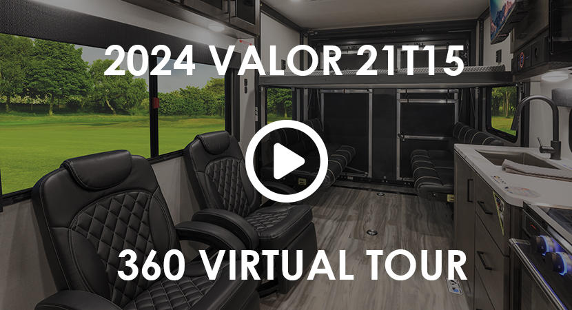 360 Tour Valor Travel Trailer 21T15