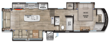 2026 Paradigm 340RL Floorplan
