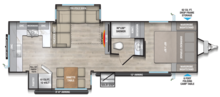 2026 Delta 284RK Floorplan